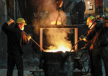 The steel sector discharged 3.3bn tonnes of  greenhouse gas last year