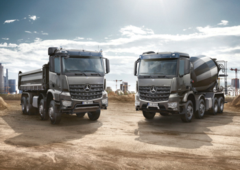 The Mercedes-Benz Actros and Arocs trucks supplied to Neom have been assembled at NAI factory in Sau