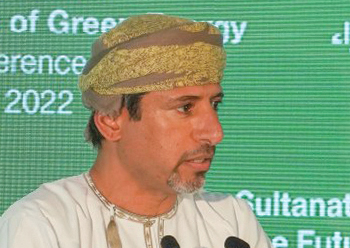 Minister of energy and minerals Salim bin Nasser Al Aufi