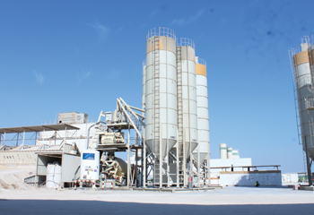 Qanbar Ready Mix facility in Ras Al Khair Industrial City, Saudi Arabia