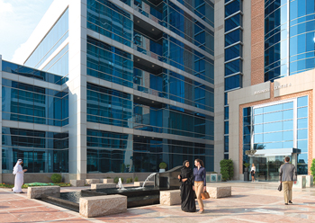 A business centre in the hub