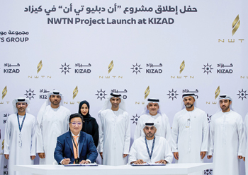 Officials at the signing ceremony in Kizad to mark the occasion